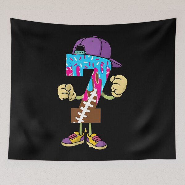 Item preview, Football 7 Year Old Ice Cream Drip 7Th Birthday Boys designed and sold by MadalynKiehn.