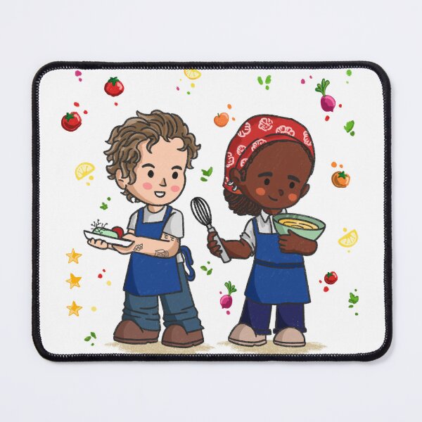 Item preview, The Bear: Carmy and Syd chibi designed and sold by Studio Kilimeen.