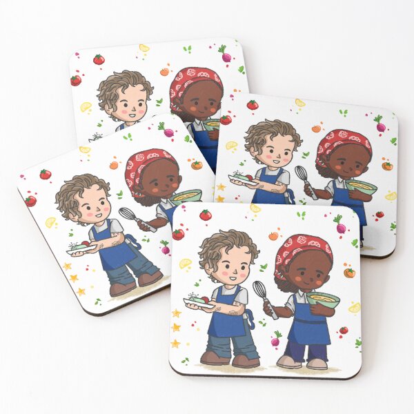 Item preview, The Bear: Carmy and Syd chibi designed and sold by Studio Miri.