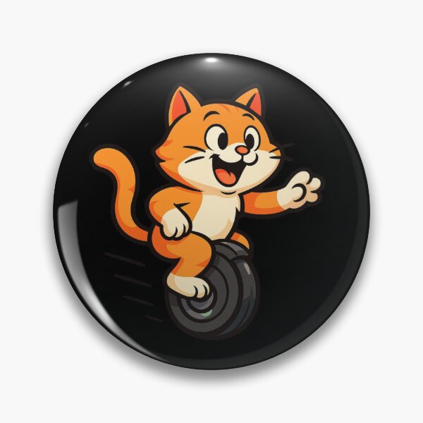 Item preview, Electric unicycle - cat on an electric unicycle designed and sold by DamioPolArt.