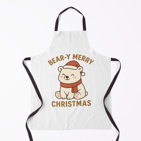 Item preview, Bear-y Merry Christmas – Cute Polar Bear designed and sold by VibeCircuit61.