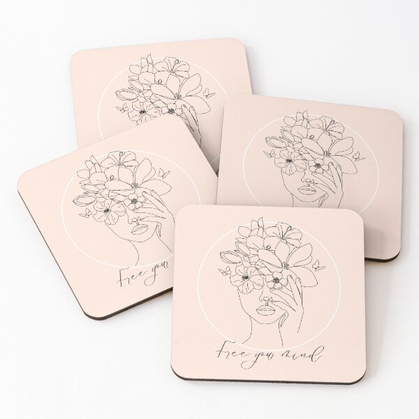 Item preview, Foral line art - Free your Mind designed and sold by TiMa88..