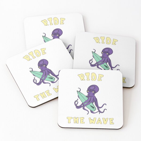 Item preview, Surf Octopus Ride The Wave designed and sold by Oniyasha.