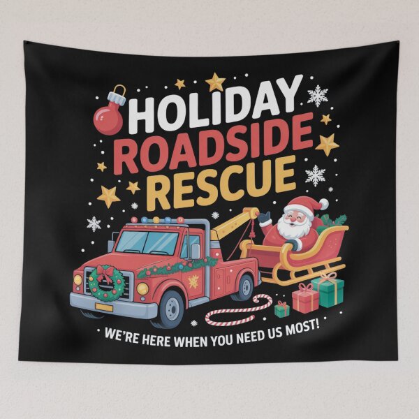 Item preview, Holiday roadside rescue designed and sold by DreamOnShirts.