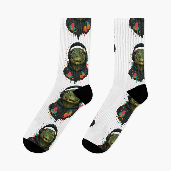 Item preview, Urban Crocodile – Hoodie & Headphones Graffiti Drip Art designed and sold by thtCMRAguy.