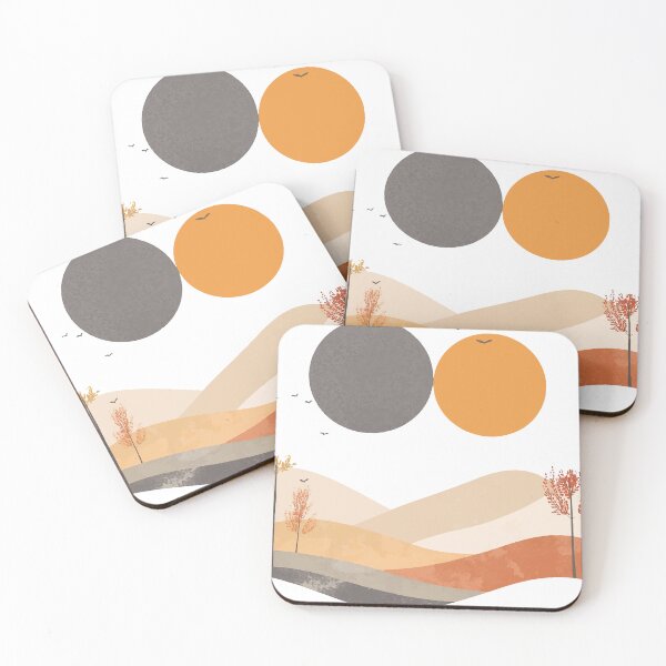Item preview, Minimal Autumn Landscape Design designed and sold by ArtElegancy.