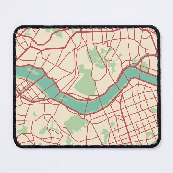 Item preview, Seoul Map South Korea designed and sold by MapsByLeo.