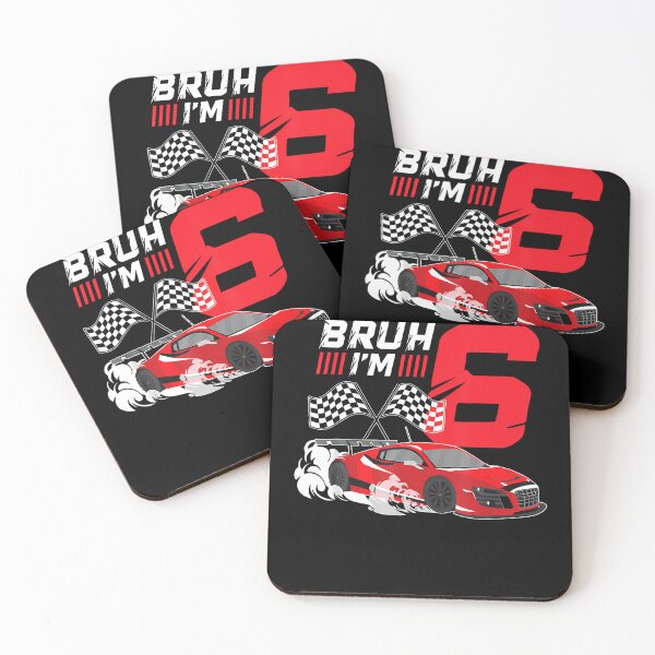Item preview, Bruh I'M 6 Birthday Boys Race Car 6 Year 6Th Birthday Racing designed and sold by MadalynKiehn.