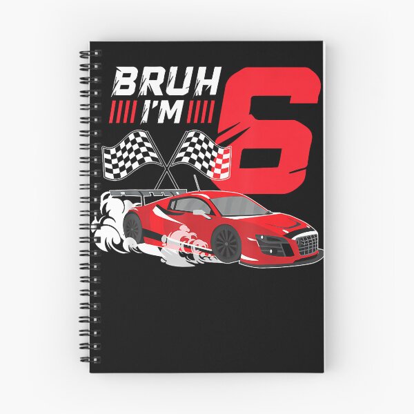 Item preview, Bruh I'M 6 Birthday Boys Race Car 6 Year 6Th Birthday Racing designed and sold by MadalynKiehn.