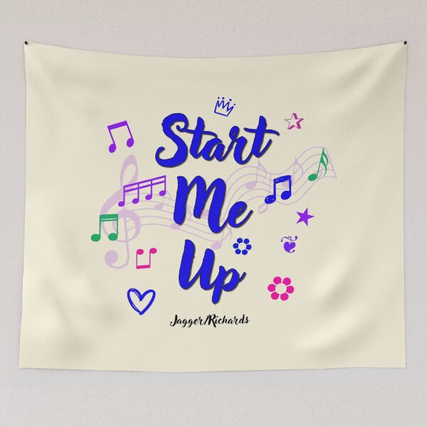 Item preview, Start Me Up Popular Song Title designed and sold by CharlottePlaceArt.