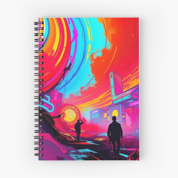 Item preview, Vibrant Abstract Dreamscape – a flood of colors meets dynamic forms in surreal harmony designed and sold by FotoworldEdel.