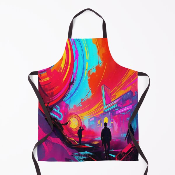 Item preview, Vibrant Abstract Dreamscape – a flood of colors meets dynamic forms in surreal harmony designed and sold by FotoworldEdel.