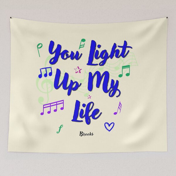 Item preview, You LIght Up My Life Popular Song Title designed and sold by CharlottePlaceArt.