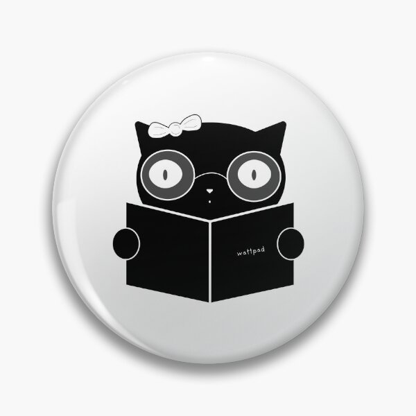 Artikelvorschau, Niedliche Katze liest eine Wattpad-Geschichte – Katzenillustration entworfen und verkauft von Crealice.