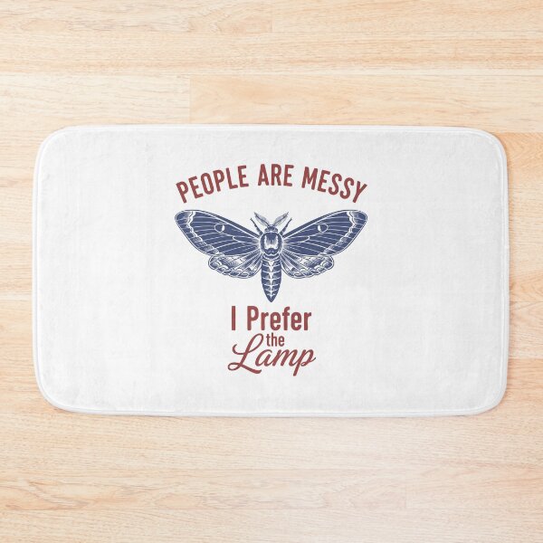 Item preview, Vintage Moth  - People are messy. I Prefer The lamp designed and sold by Steele-Art.