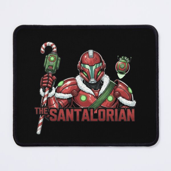 Item preview, The Santalorian – Sci-Fi Christmas Holiday Bounty Hunter designed and sold by FelixnRobinus.
