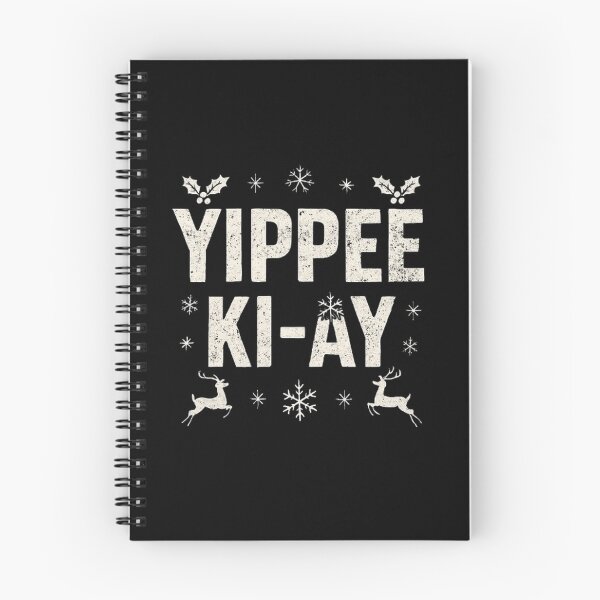 Artikelvorschau, Die Hard Christmas Yippee Ki Yay Typographic entworfen und verkauft von Amelia Design.