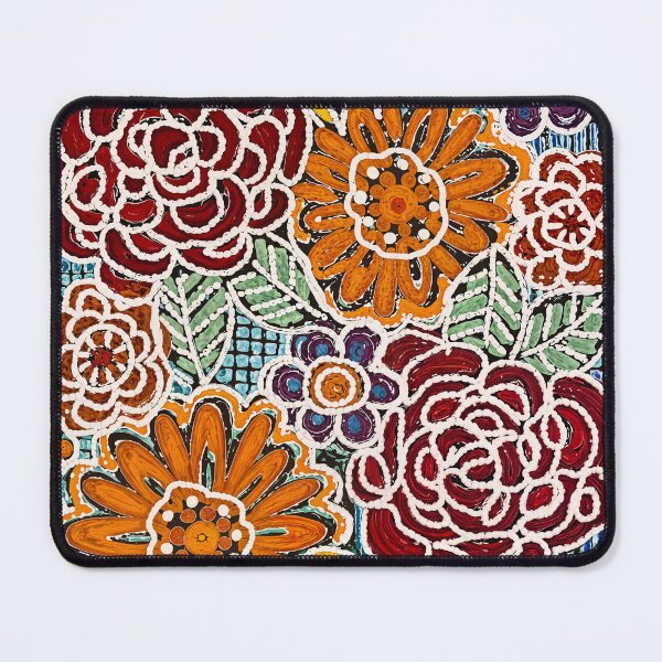Item preview, Floral grid toffee designed and sold by bekki smith.