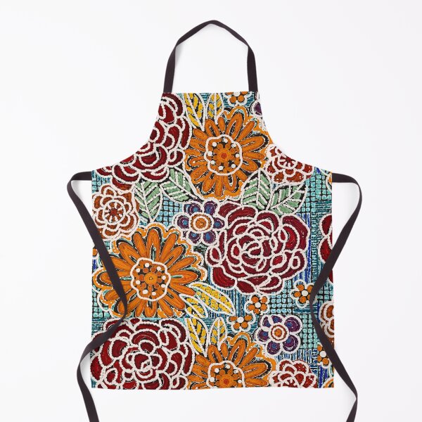 Item preview, Floral grid toffee designed and sold by bekki smith.