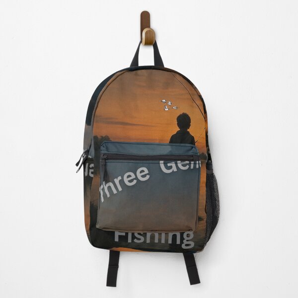 Item preview, Fishing With Angels – Emotional Father & Son Sunset Art designed and sold by lineandlegacy.