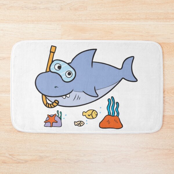 Item preview, Shark Cute Snorkel Underwater Fun designed and sold by Oniyasha.