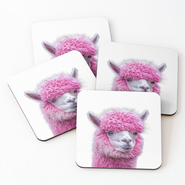 Item preview, Alpaca pink t-shirt, blanket with a cute pink llama designed and sold by AlinaMalina24.