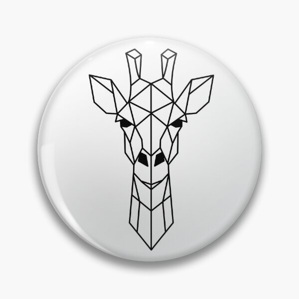 Item preview, Geometric Giraffe Head – Minimalist Animal Art T-Shirt designed and sold by WheelieGoodTees.
