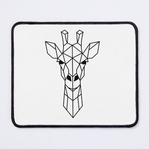 Item preview, Geometric Giraffe Head – Minimalist Animal Art T-Shirt designed and sold by WheelieGoodTees.