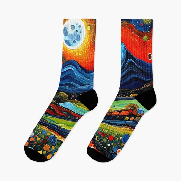 Item preview, Moonlit Mountain Meadow 7 designed and sold by George Hutton Hunter.