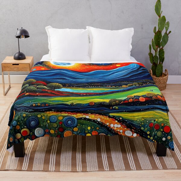 Item preview, Moonlit Mountain Meadow 7 designed and sold by George Hutton Hunter.