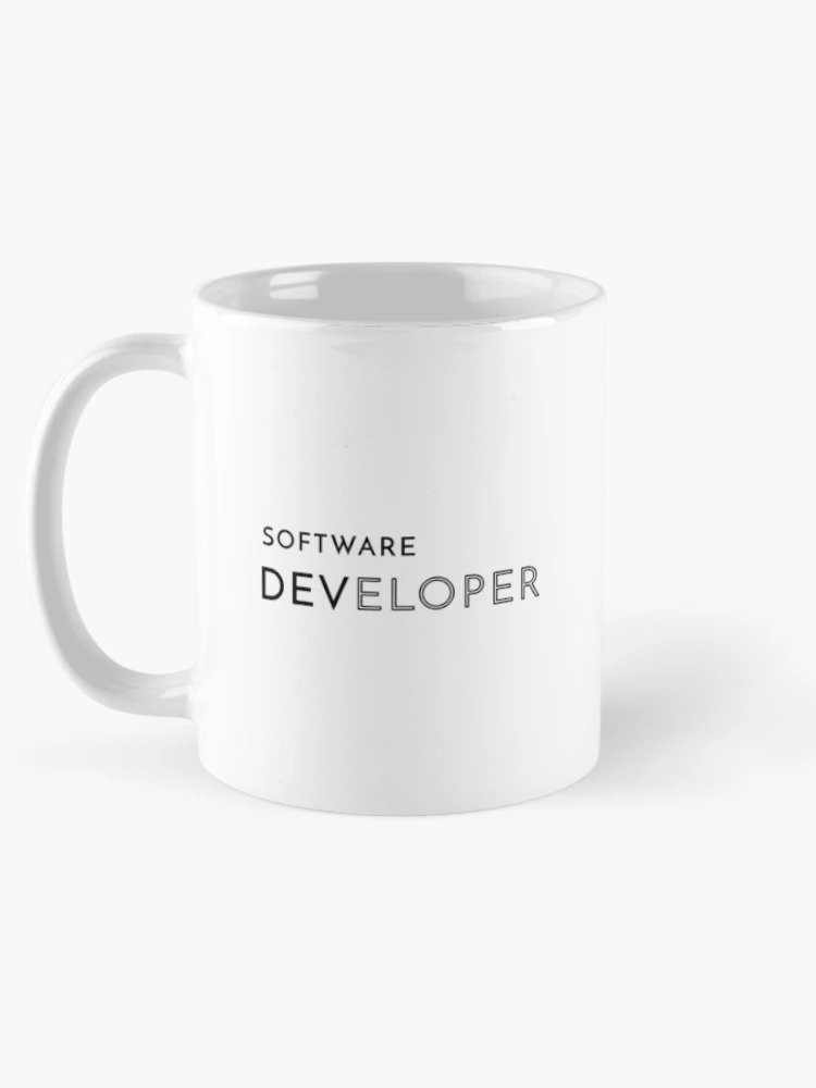 Thumbnail 5 of 6, Coffee Mug, Software Developer (Inverted) designed and sold by developer-gifts.