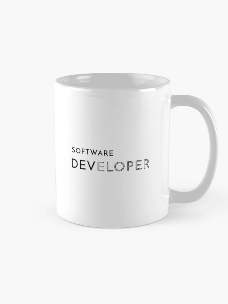 Thumbnail 3 of 6, Coffee Mug, Software Developer (Inverted) designed and sold by developer-gifts.