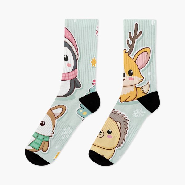 Item preview, Kawaii Christmas Critters designed and sold by Bionson Art.