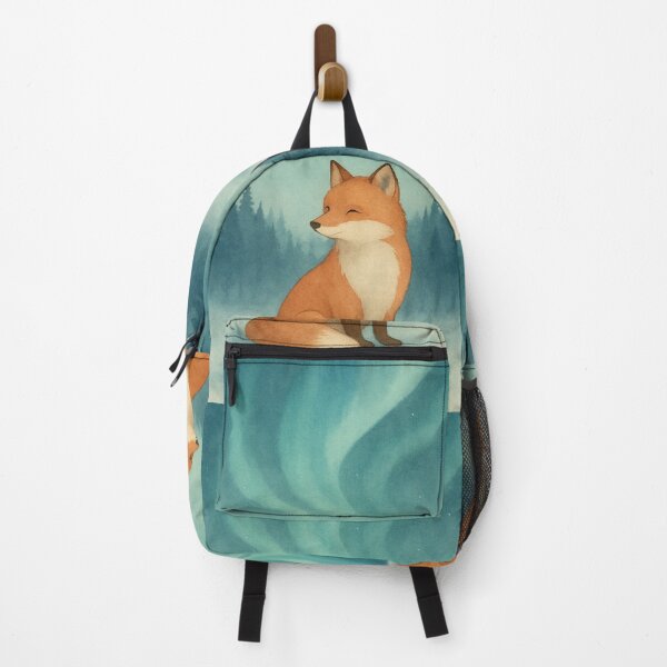 Item preview, Arctic Fox Under Aurora Borealis designed and sold by Harleqindesign.