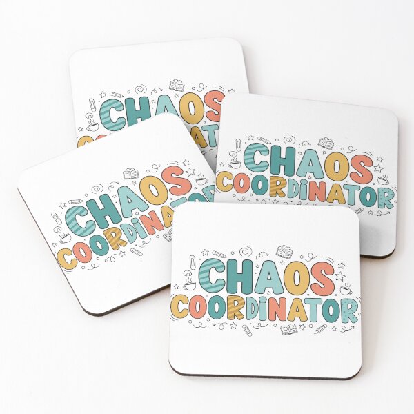 Item preview, Cool Chaos Coordinator Teacher Life Daily Task Humor designed and sold by faridman.