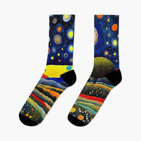 Item preview, Moonlit Mountain Meadow 8 designed and sold by George Hutton Hunter.