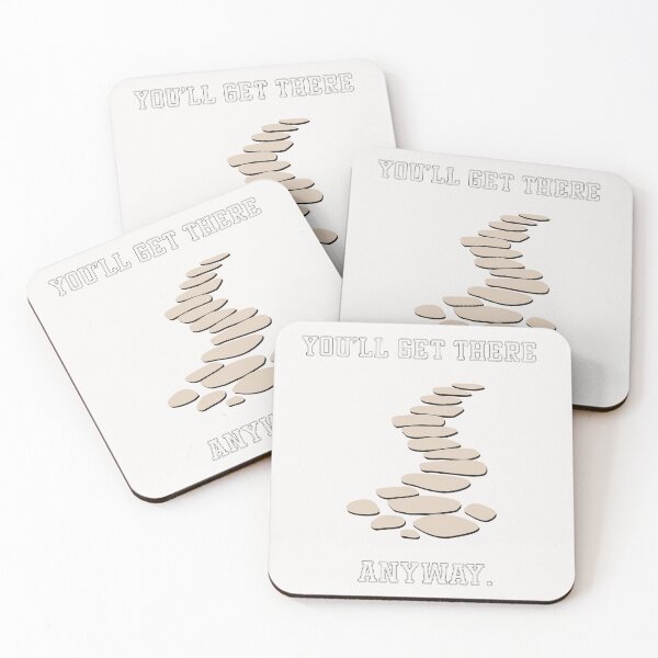Item preview, Minimal Zen Stone Path – Slow Journey Growth Design designed and sold by Kindloom.