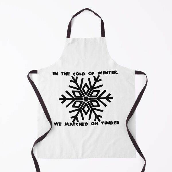 Item preview, In the Cold of Winter We Matched on Tinder – Funny Winter Tinder Quote designed and sold by ZorianArt.