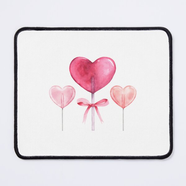 Item preview, Heart-Shaped Lollipops – Sweet Illustration designed and sold by iamKRUK.