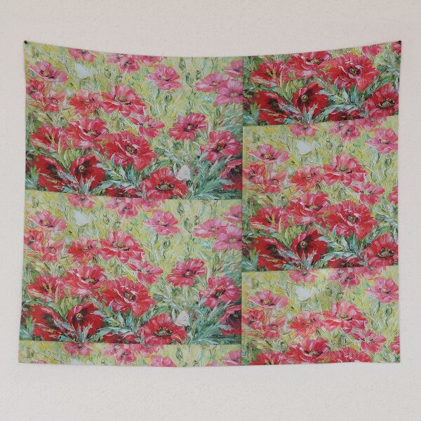 Item preview, Oil painting Red glade Artim Olga designed and sold by ukrainianvin.