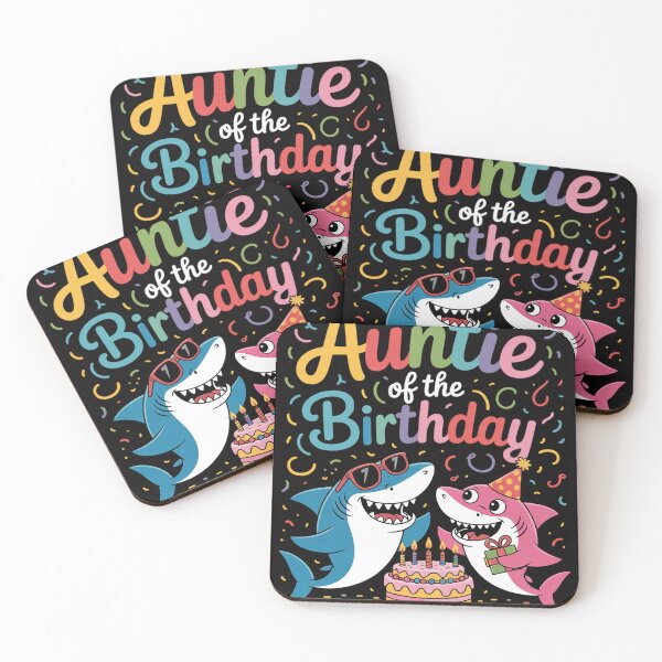 Item preview, Auntie Of The Shark Birthday Family Matching Birthday Nephew designed and sold by MuteElevent.