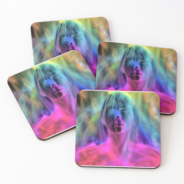 Item preview, Ethereal Aura Portrait | Psychedelic Rainbow Energy Flow Art designed and sold by CCC2021.