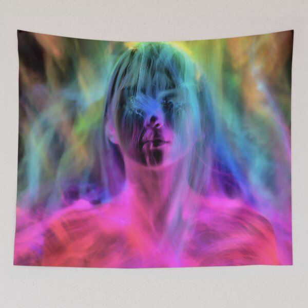 Item preview, Ethereal Aura Portrait | Psychedelic Rainbow Energy Flow Art designed and sold by CCC2021.