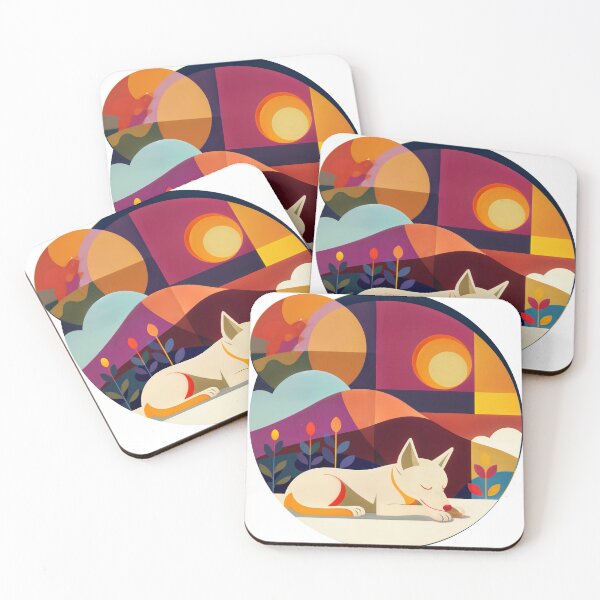 Item preview, Dreamscape Siesta: A Dog’s Cosmic Nap designed and sold by ForeverPrintsOK.