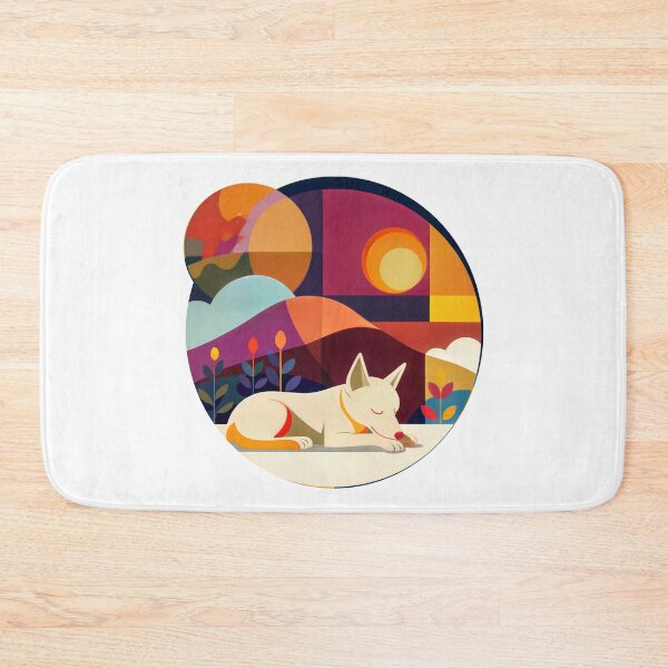 Item preview, Dreamscape Siesta: A Dog’s Cosmic Nap designed and sold by ForeverPrintsOK.