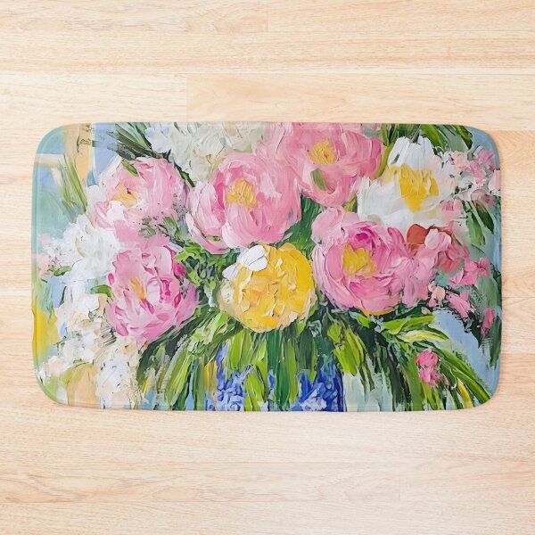 Item preview, Peonies in blue and white ginger jar designed and sold by SophieClimaArt.