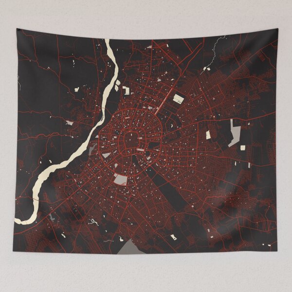 Item preview, Santa Cruz de la Sierra City Map of Bolivia - Vector designed and sold by deMAP.