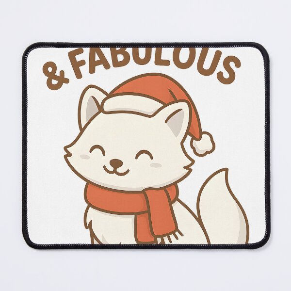Item preview, Frosty & Fabulous – Cute Arctic Fox designed and sold by VibeCircuit61.