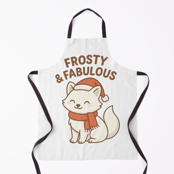 Item preview, Frosty & Fabulous – Cute Arctic Fox designed and sold by VibeCircuit61.