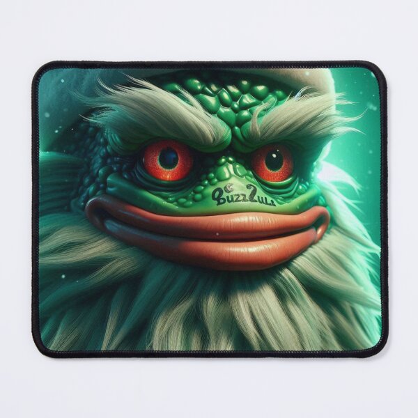 Item preview, “Santa Claws: The Holly-Jolly Hiss-terical Fame Monster”?? designed and sold by Print Fiction.